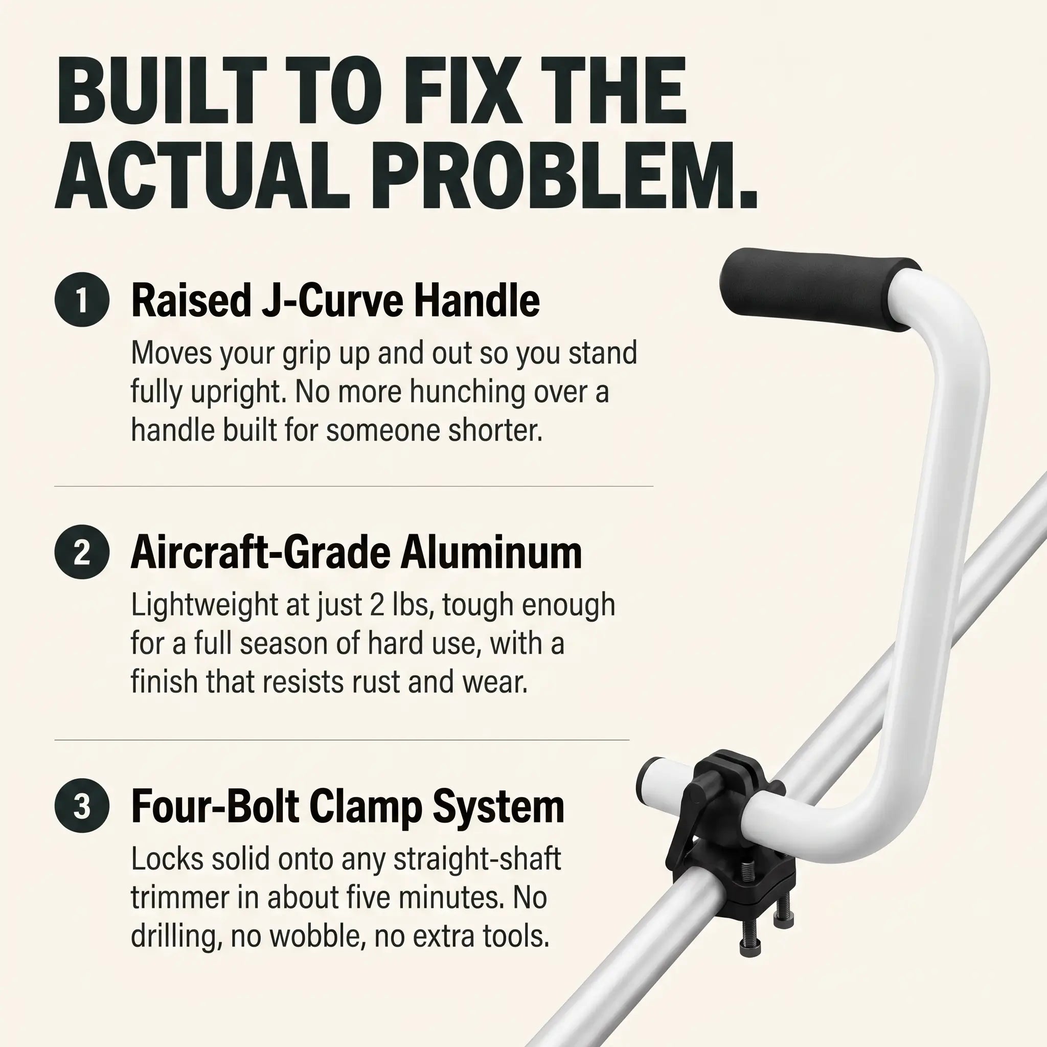 StandGrip™ Trimmer Handle