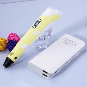 3D Printing Pen The Best 3d Pen Drawing Art For Kids and Adult With +9 Meters Filament