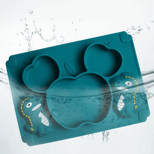 MyDino Silicone Plate Spoon Fork Set