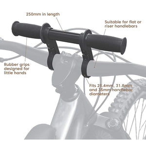 Front mounted bike child seat for kids